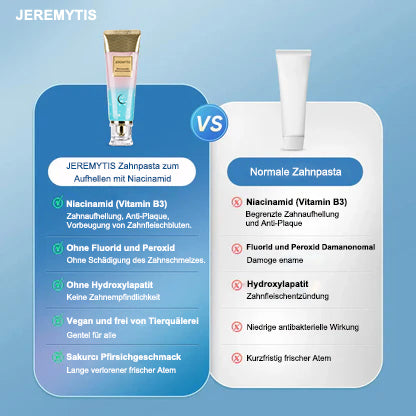 🔥Final 3 Hours 50% OFF :🎉JEREMYTIS™  Niacinamide Whitening Toothpaste Set