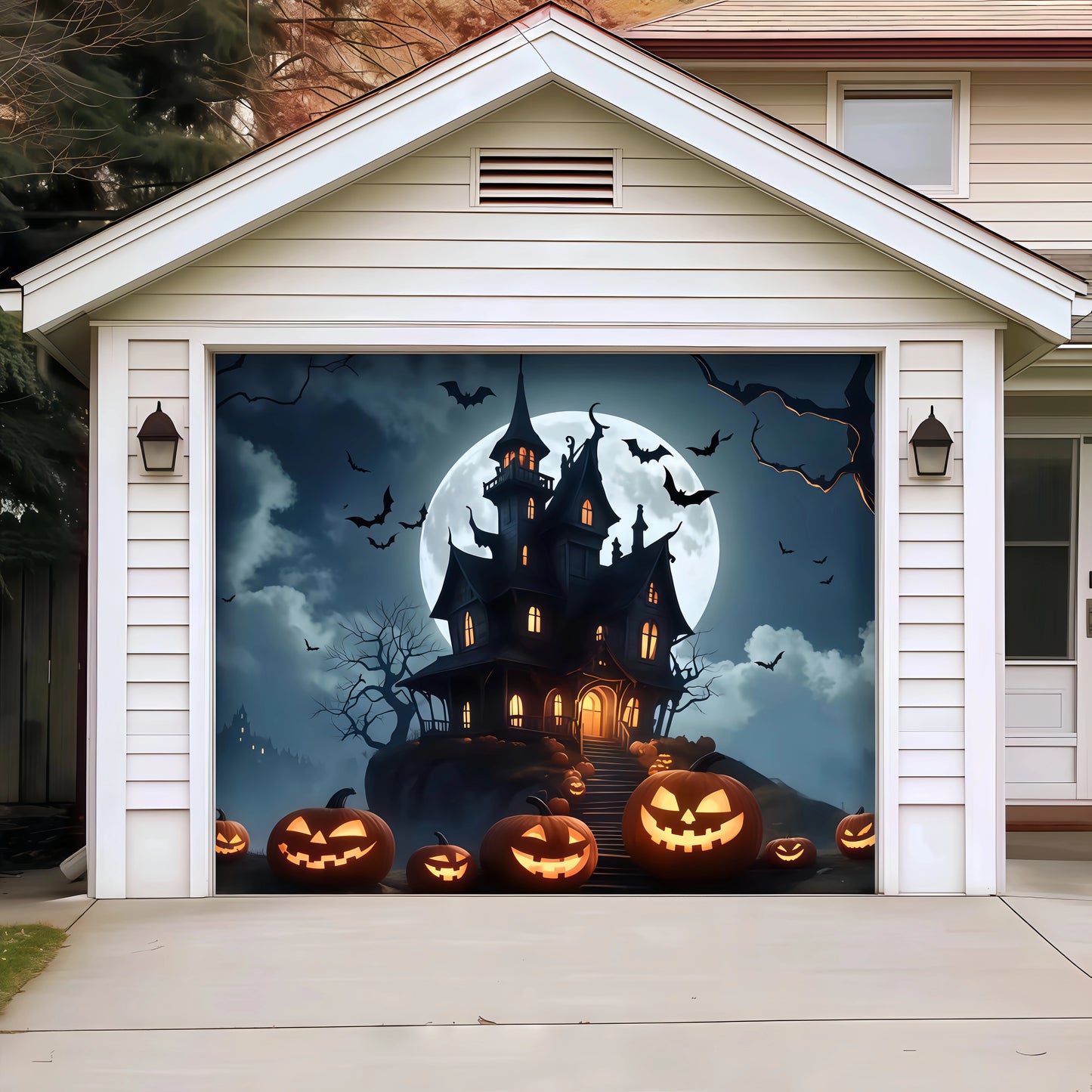 🔥Zeitlich begrenztes Angebot: 50 % Rabatt | Halloween-Garagentorabdeckung